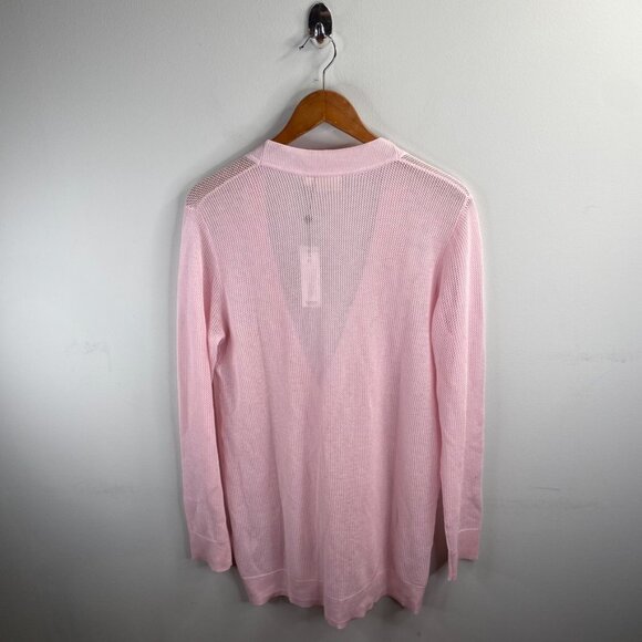 AG Adriano Goldschmied Pink Cashmere Light Knitted Cardigan Size S - Picture 4 of 5